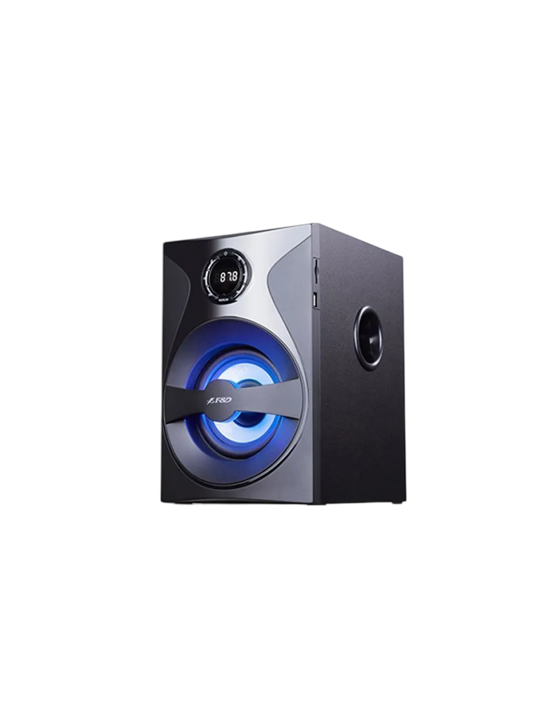 F&D F3800X Akustik tizimi, 2.1 kanalli, 80 Vt, Bluetooth, USB, SD kart o'qish — 2