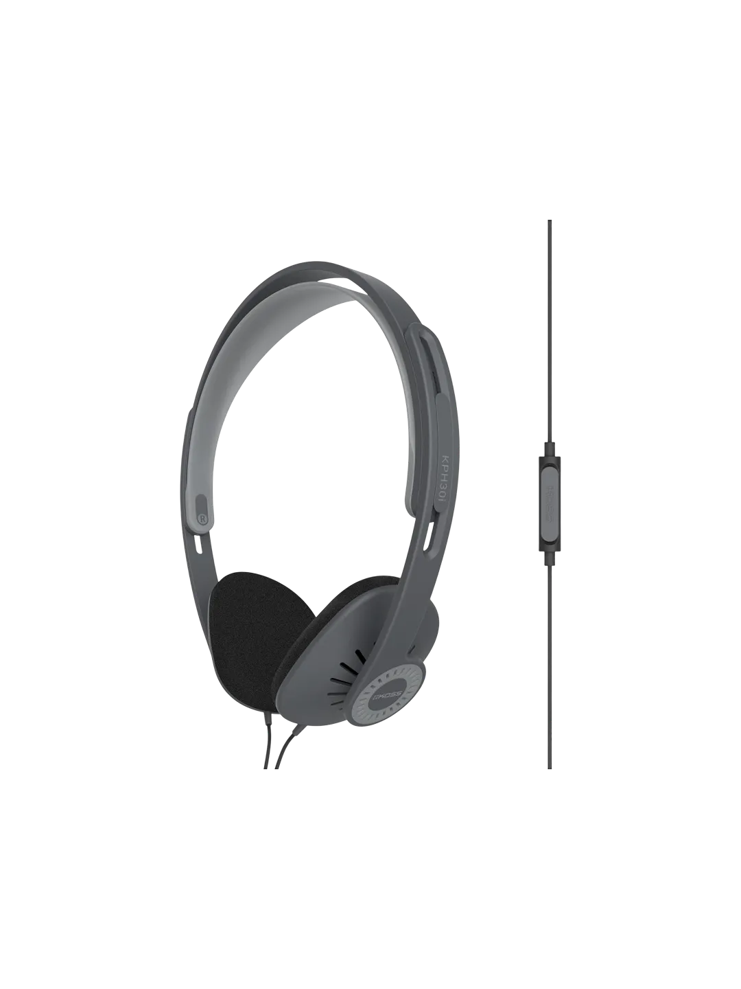 Наушники Koss KPH30iK, Открытого типа, 3.5mm Jack, Черный — 4