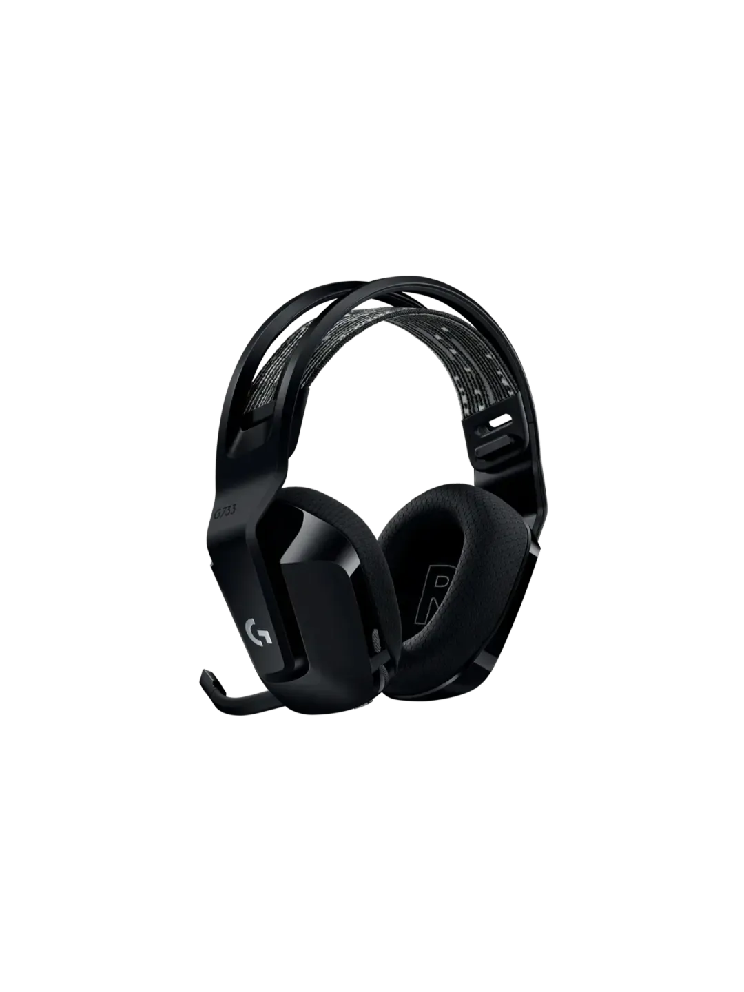 Logitech G733 Wireless Gaming Headset, Qora — 3