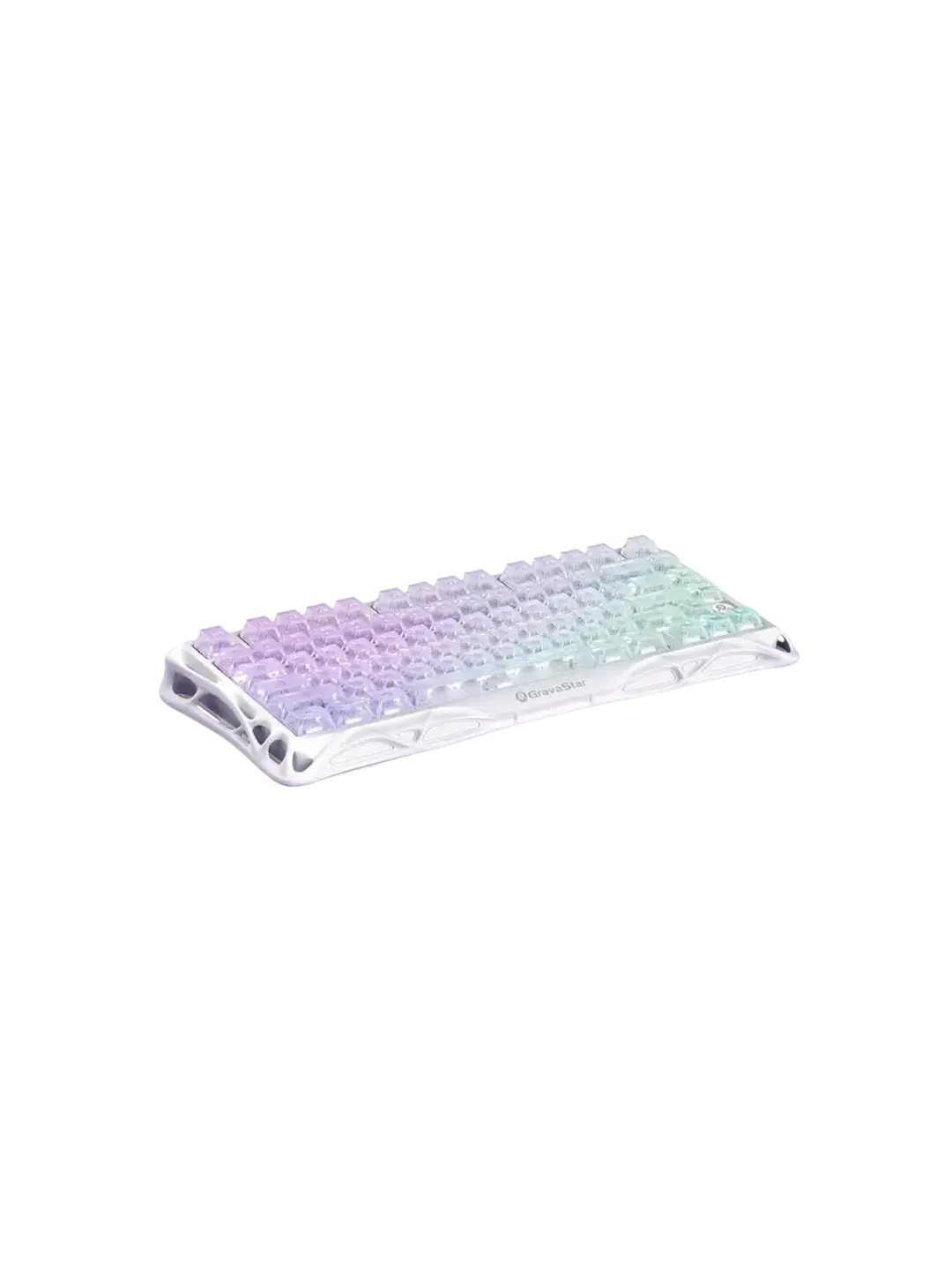 GravaStar Mercury K1 Lite - Crystal Aurora Keyboard — 2