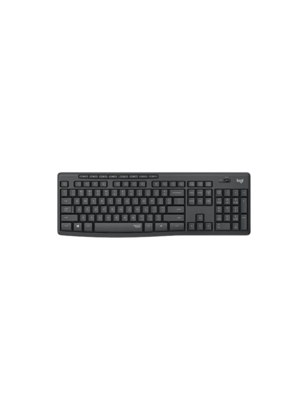 Logitech MK295 Silent Wireless Combo, Grafit — 2