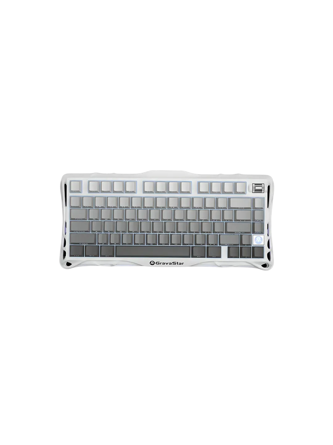 GravaStar Mercury K1 - Gradient White Keyboard — 4