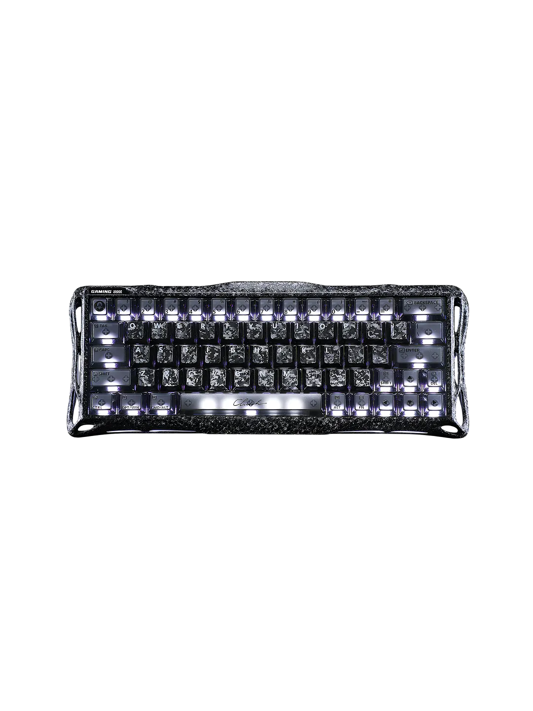 GravaStar Mercury V60 Pro SE - Cyber Frost Black Keyboard