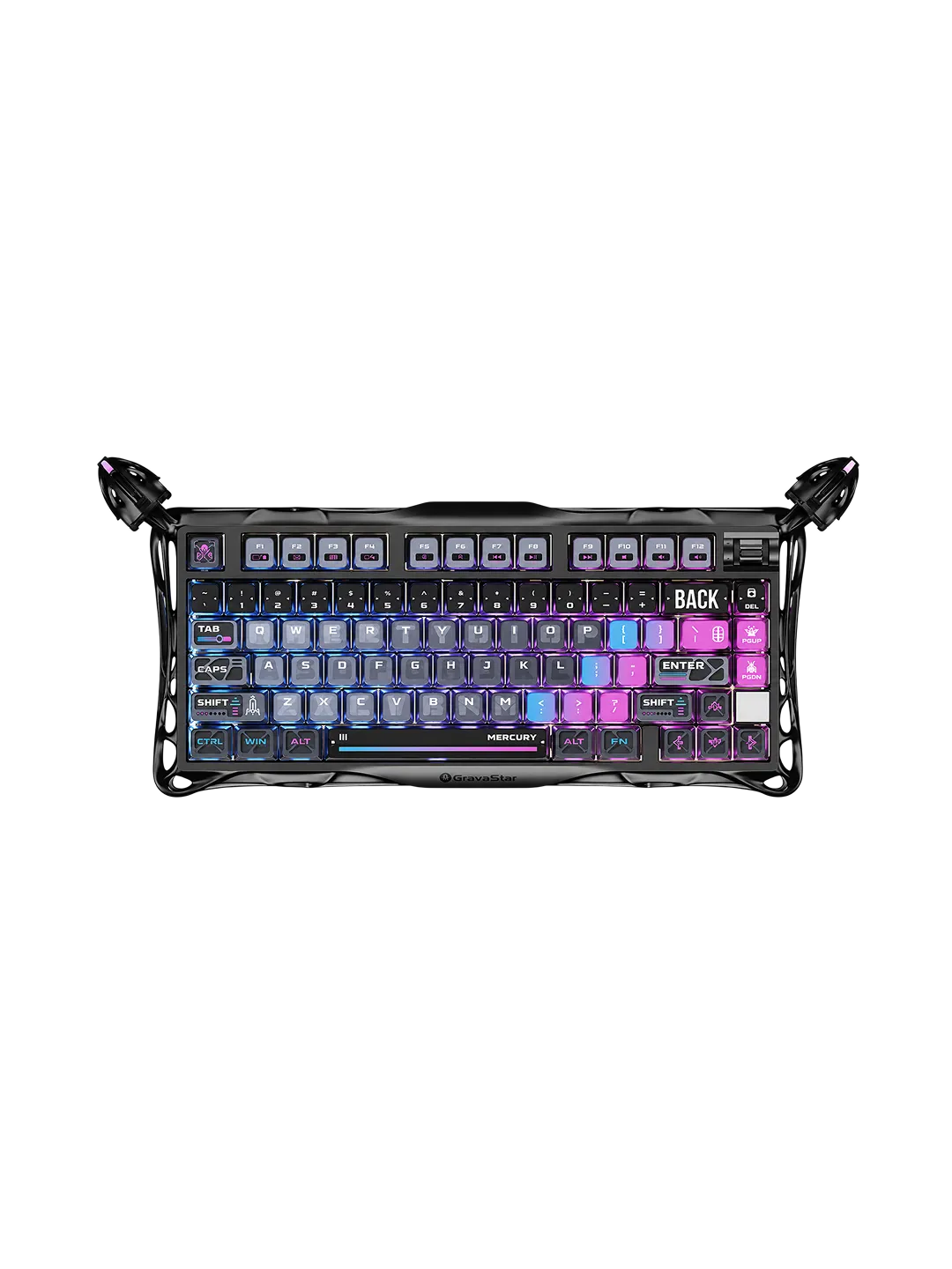 GravaStar Mercury K1 Pro 75% SE - Cyberpunk klaviatura — 3