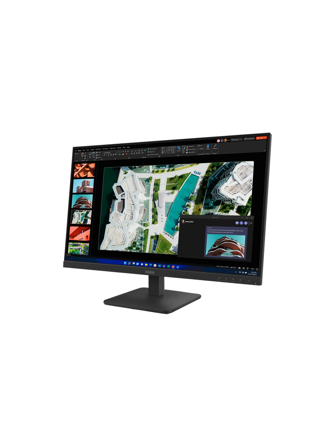 Lenovo - 27 ThinkVision S27-4e Monitor, IPS, 4ms, 100Hz, FHD (1920x1080), HDMI, VGA — 2