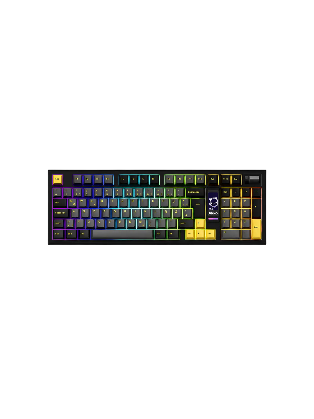 AKKO 5098B Plus Black & Silver Gaming Keyboard