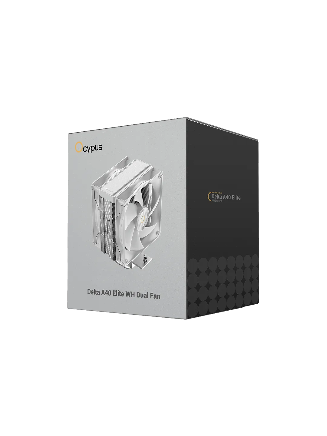 Ocypus Delta A40 Elite WH Dual Fan protsessor sovutgichi — 4