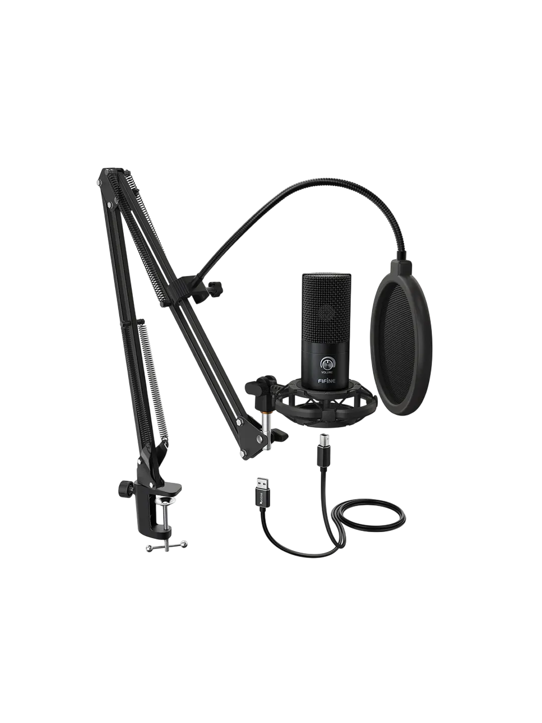 FIFINE T669 Mikrofon, USB, Kondensator, Ovozli, 192kHz/24-bit — 3