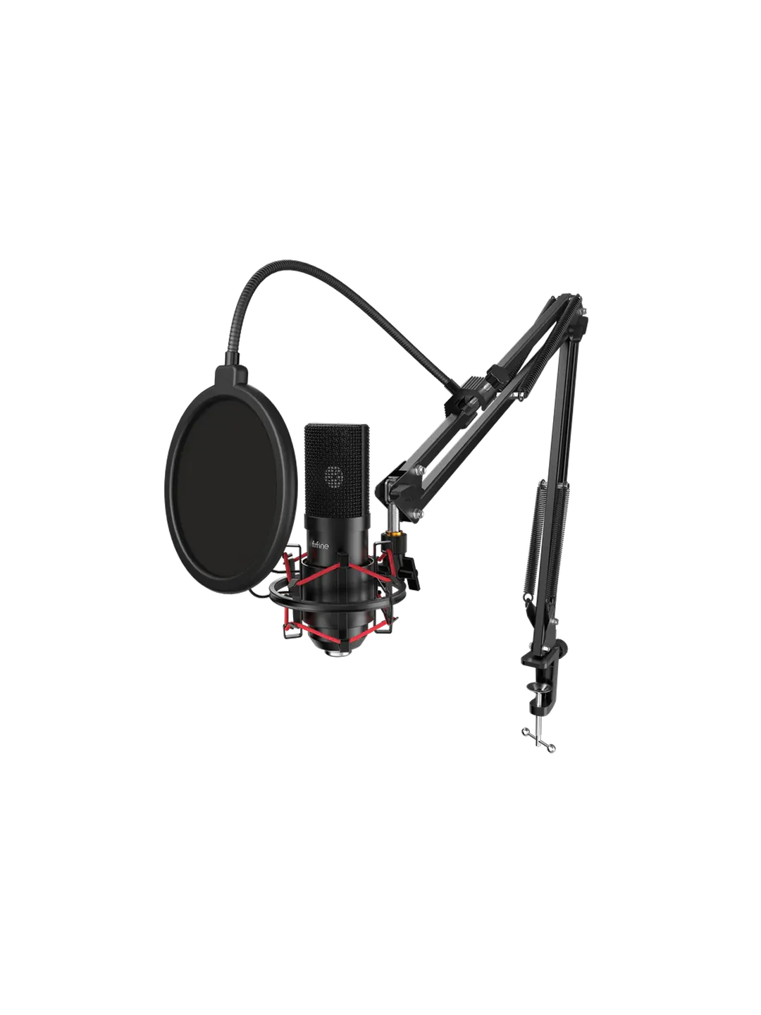 Микрофон FIFINE T732, конденсаторный, USB, черный — 2