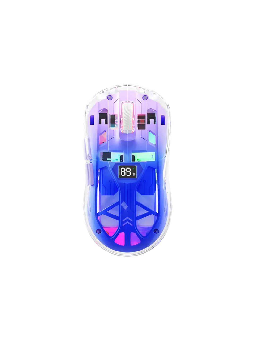 Attack Shark A2 Gaming Mouse, Transparent RGB