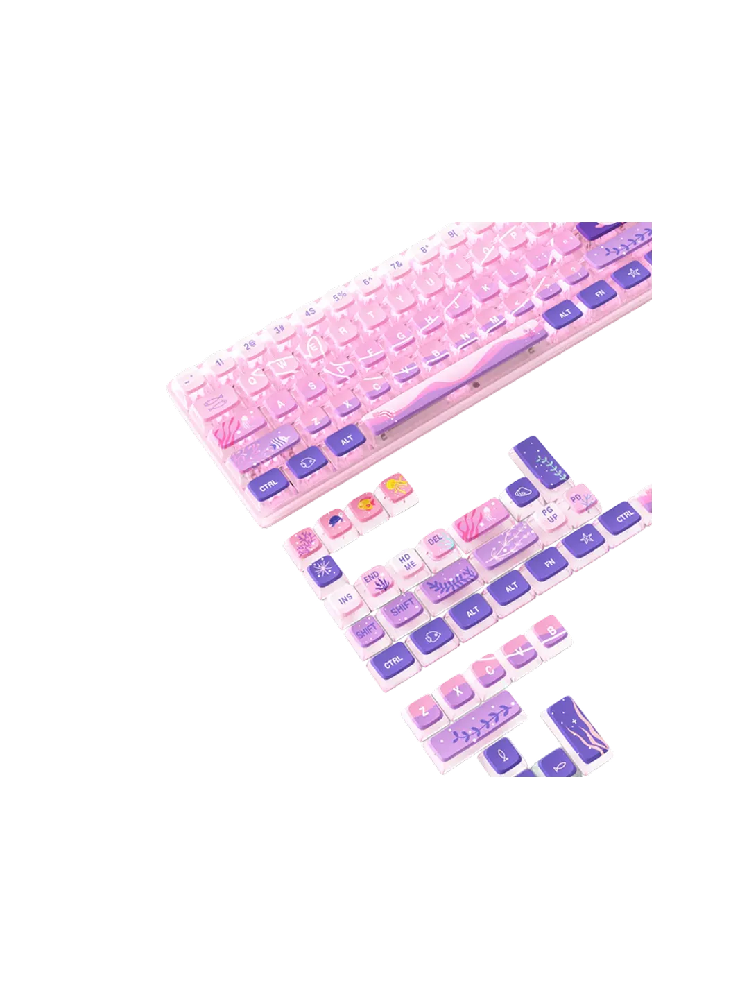 Набор PBT Pudding Клавиш для Клавиатуры ATTACK SHARK 120 Keys — 2