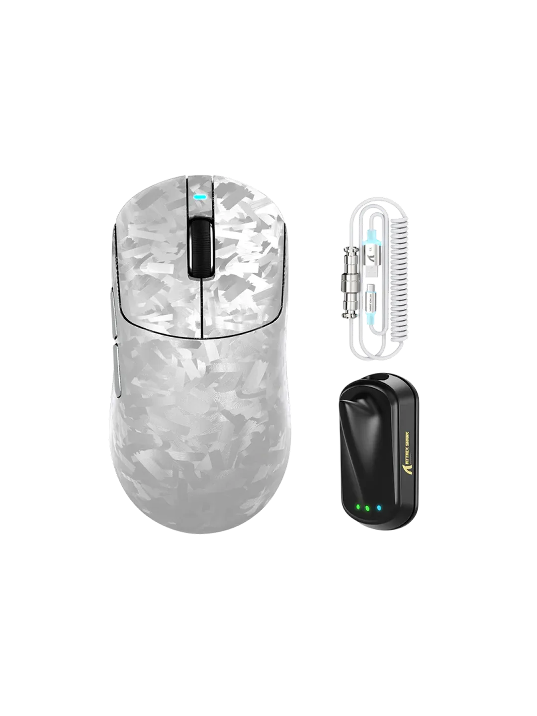 Attack Shark RS3 Ultra Gaming Mouse, Carbon Fiber — 3