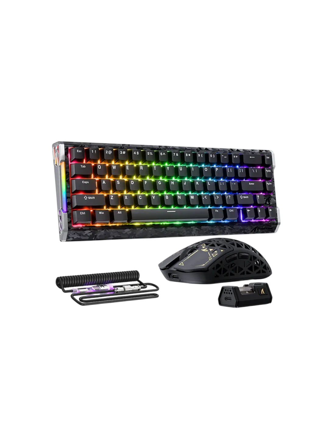 Attack Shark R68 HE Carbon Fiber O'yin Klaviaturasi va R5 Ultra O'yin Sichqonchasi