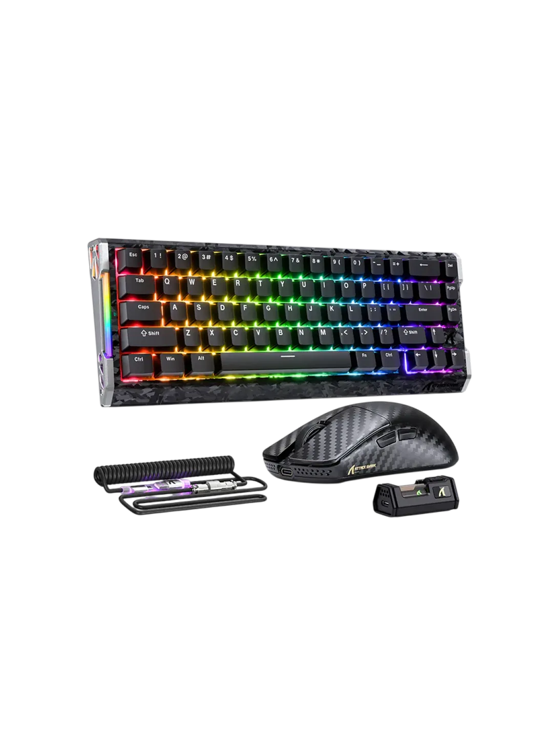 Игровой комплект Attack Shark R68 HE из углеродного волокна и R11 Ultra — 4