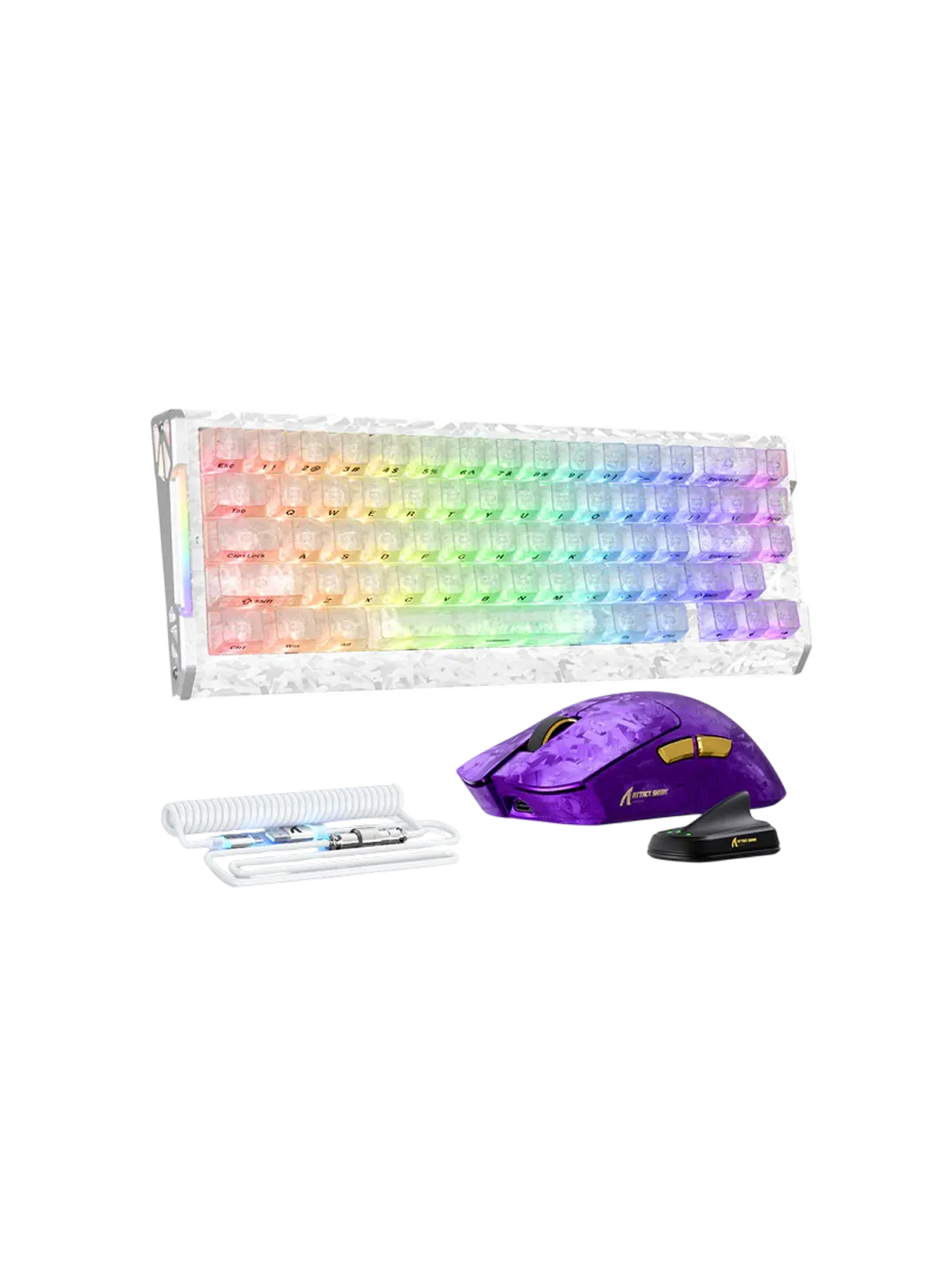 Игровой комплект Attack Shark R68 HE Carbon Fiber и X11 Ultra — 2