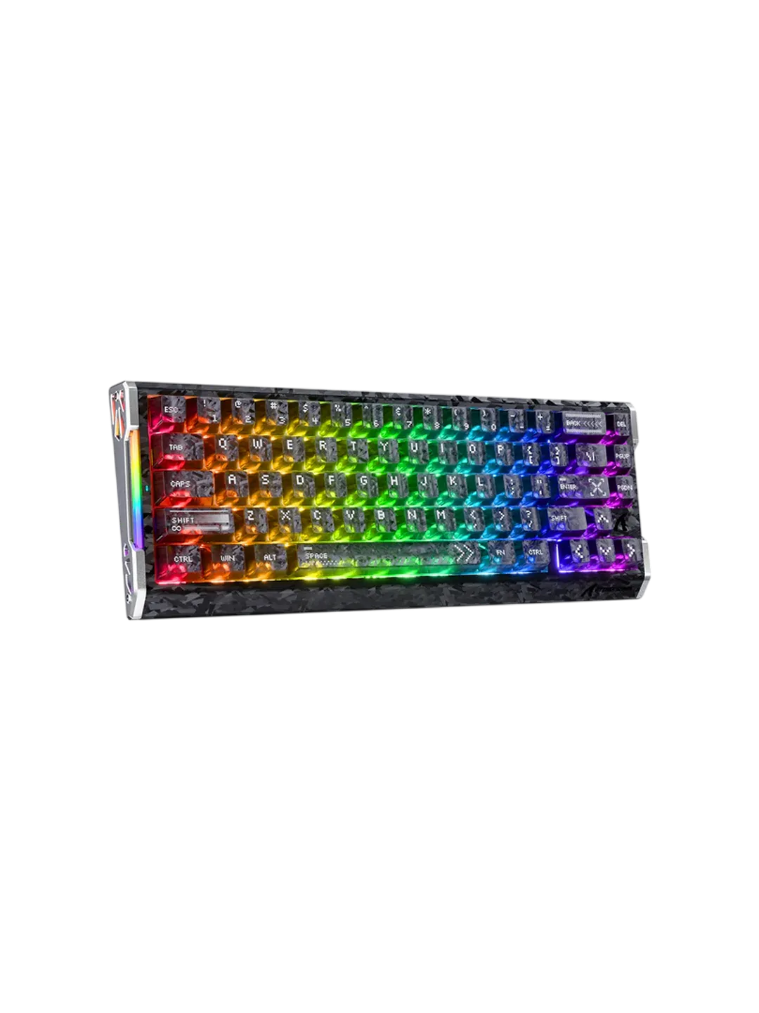 Игровая клавиатура Attack Shark R68 HE, Карбоновое Волокно