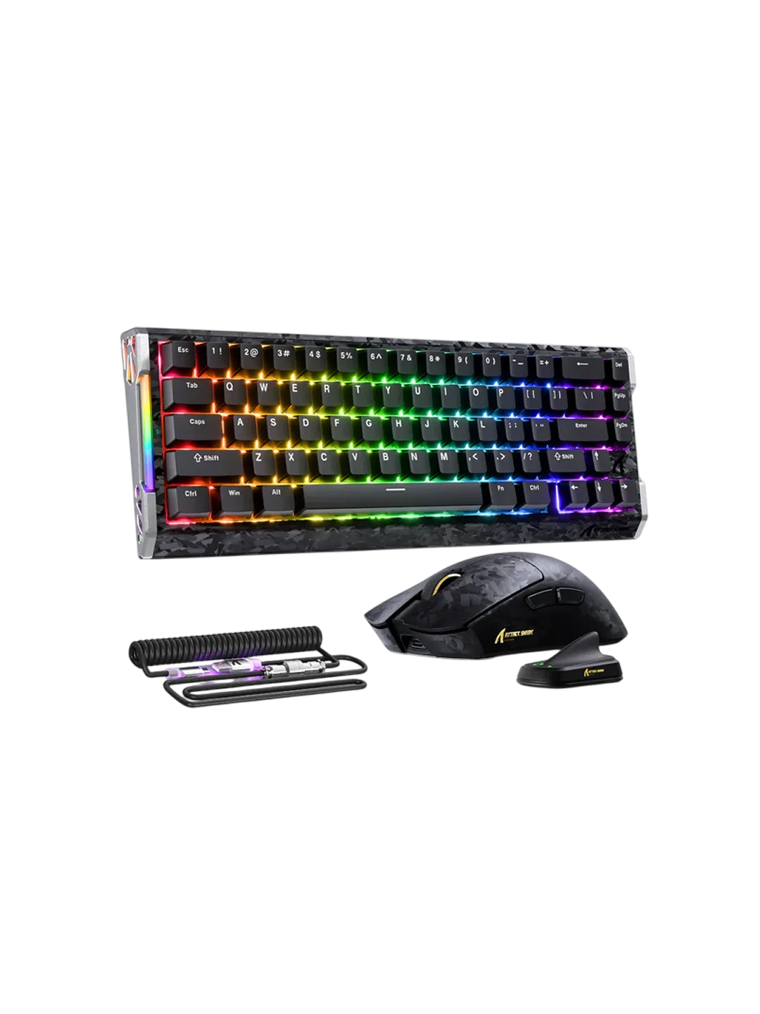 Игровой комплект Attack Shark R68 HE Carbon Fiber и X11 Ultra — 2