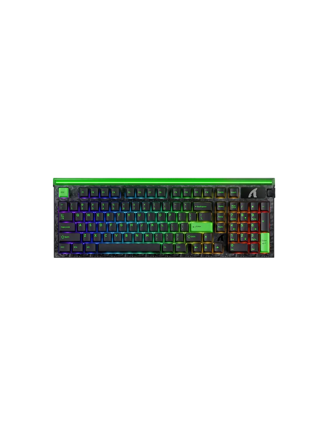 Игровая клавиатура Attack Shark R98 HE, углеродное волокно
