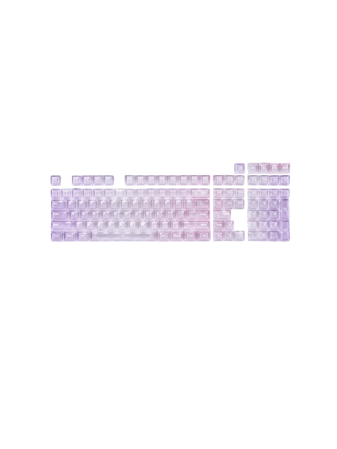 Logitech Aurora Purple-Pink Gradient Keycap Set