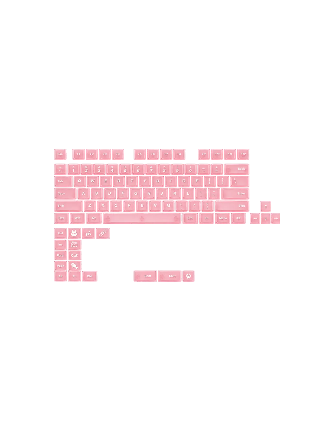 ATK Rest Day Top-Frosted Keycap Set