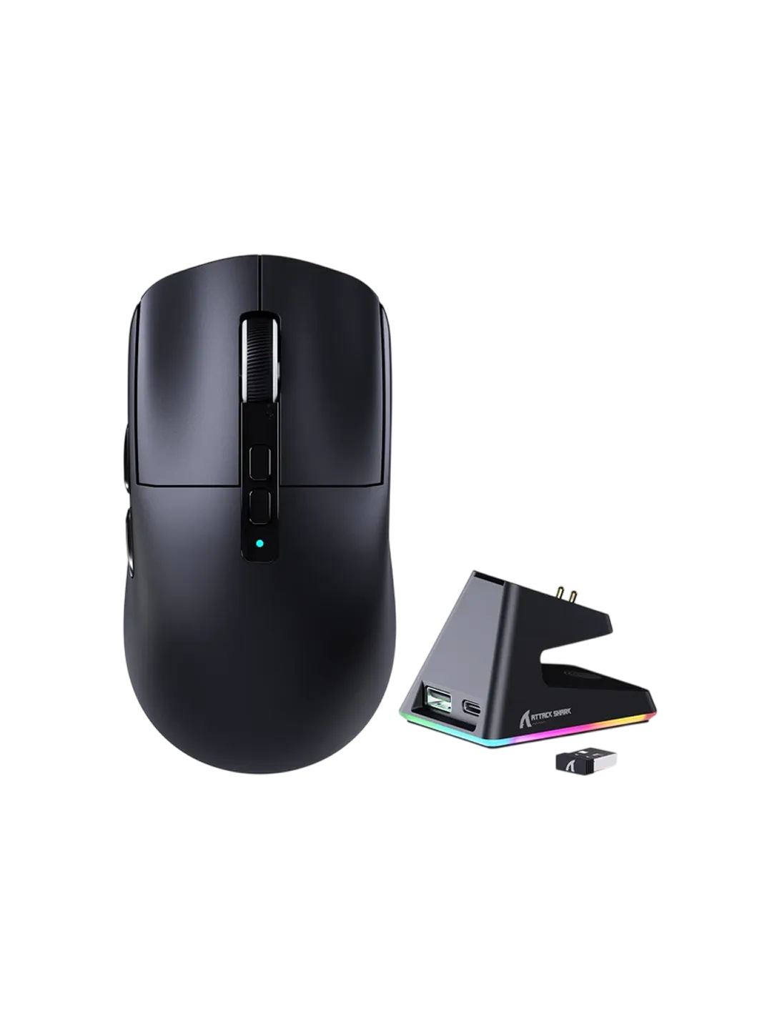 Attack X6 O'yin Sichqonchasi, 6400 DPI, RGB yoritish