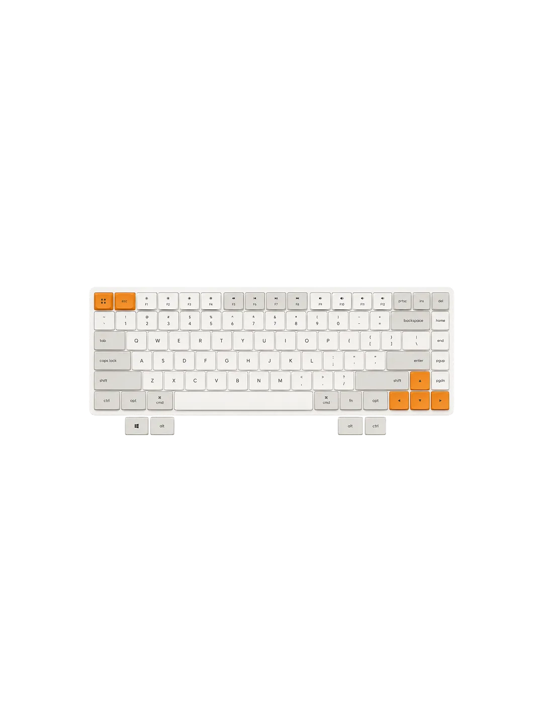 ATK Exclusive Retro Low DSA PBT Klaviatura Kalitlari To'plami — 3