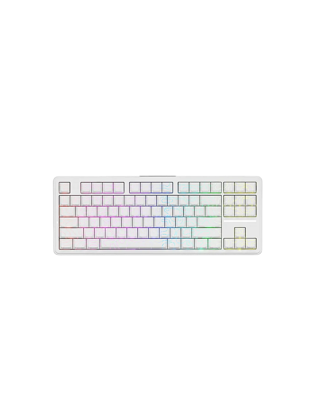 ATK A87 Pro Contour White Mechanical Keyboard