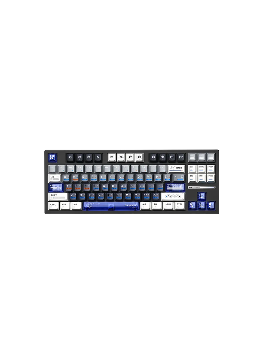 ATK Z87 Pro Periodic Table Mechanical Keyboard Black Casing