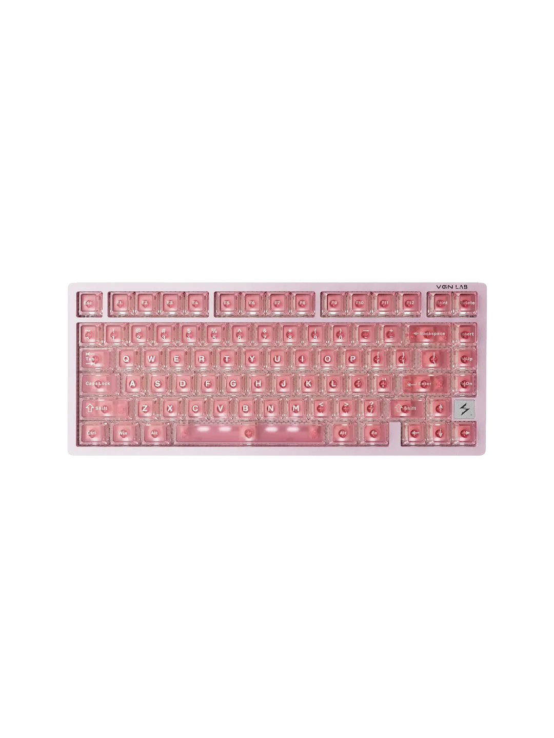 Механическая клавиатура VGN x LANDSPACE FLASH 75HE, Cherry Blossom Pink — 4