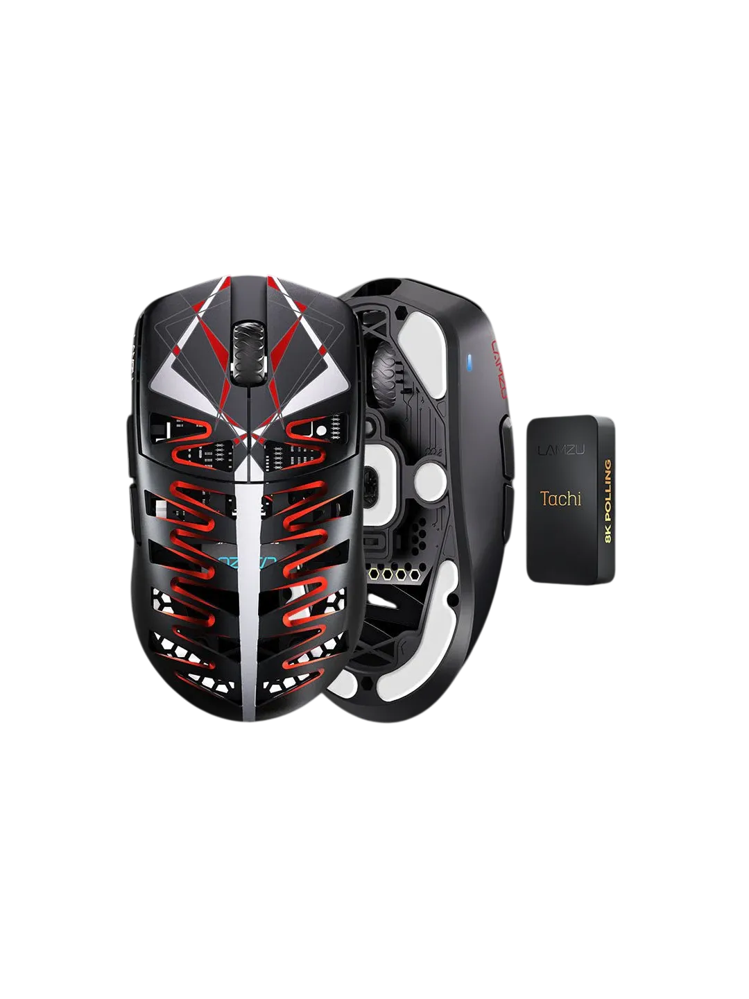 LAMZU Tachi Warrior Black O'yin Sichqoni
